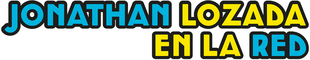 Colorful text: Jonathan Lozada En La Red