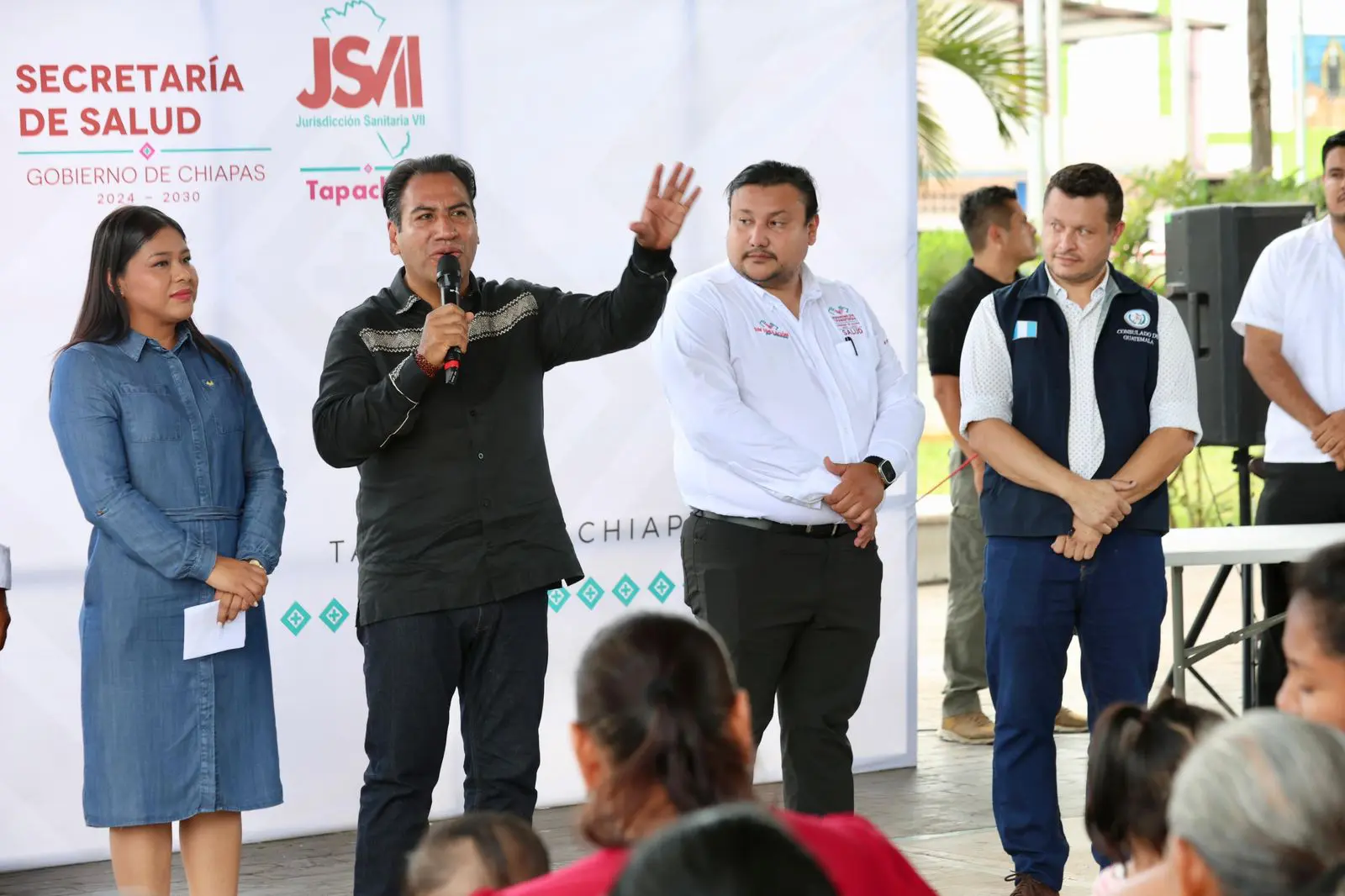 Eduardo Ramírez encabeza acciones de salud y seguridad en Soconusco.