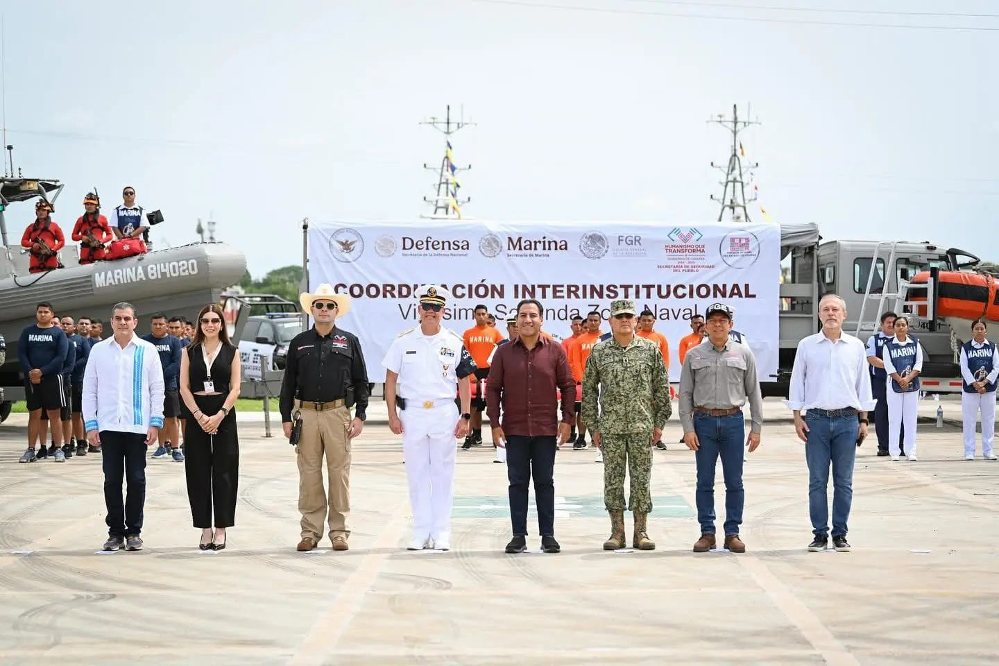 Eduardo Ramírez en operativo Vacaciones Seguras en Tapachula