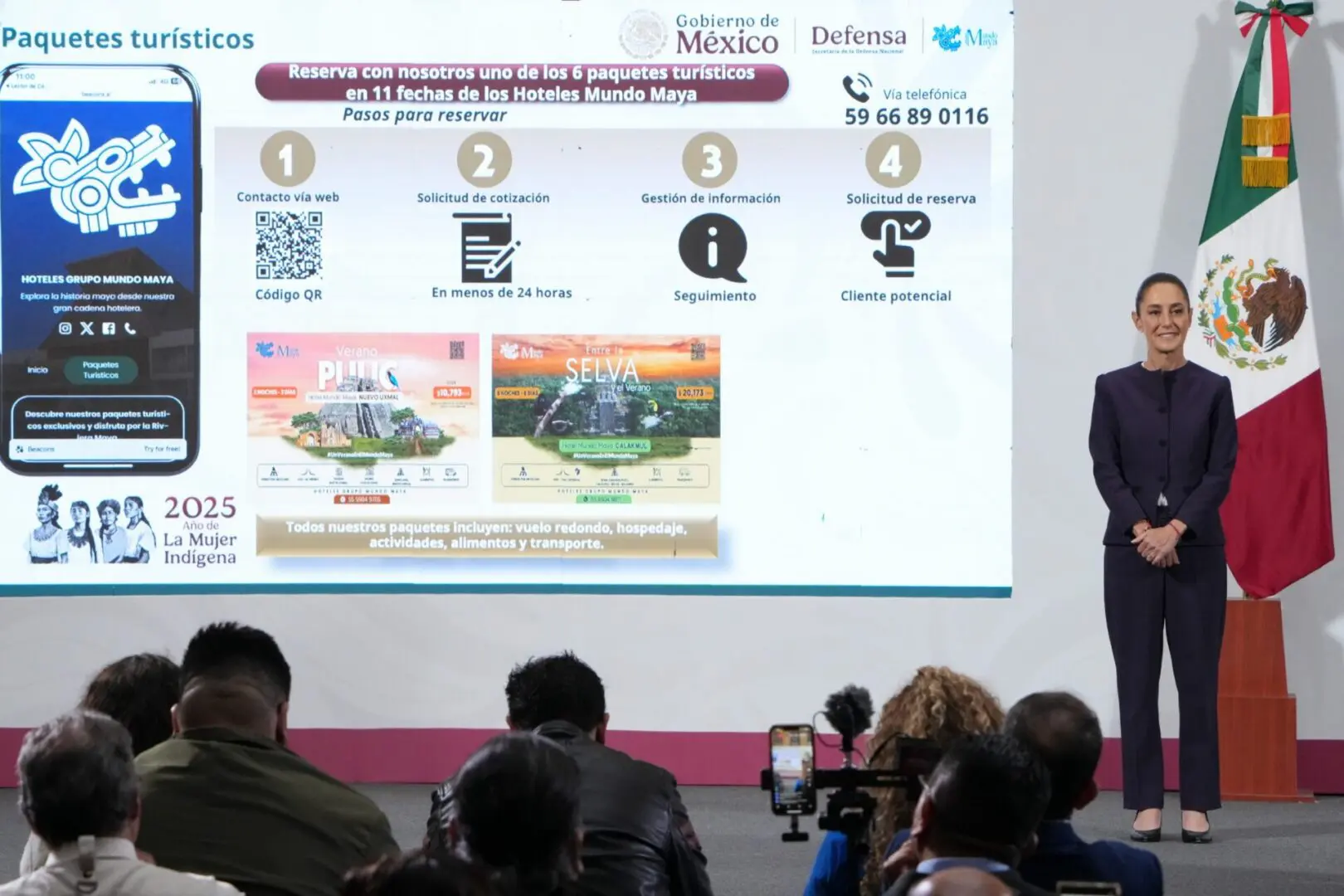 Claudia Sheinbaum asegura rentabilidad del Tren Maya, Mexicana y AIFA