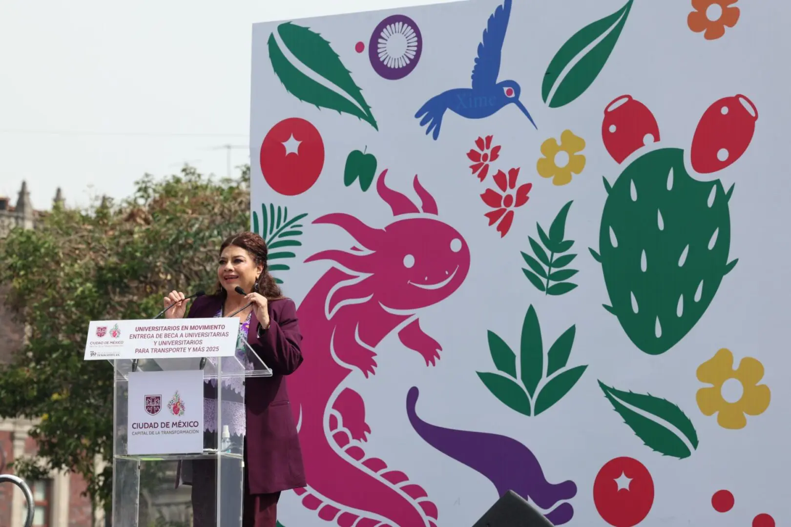 Clara Brugada condena violencia en protesta contra la gentrificación