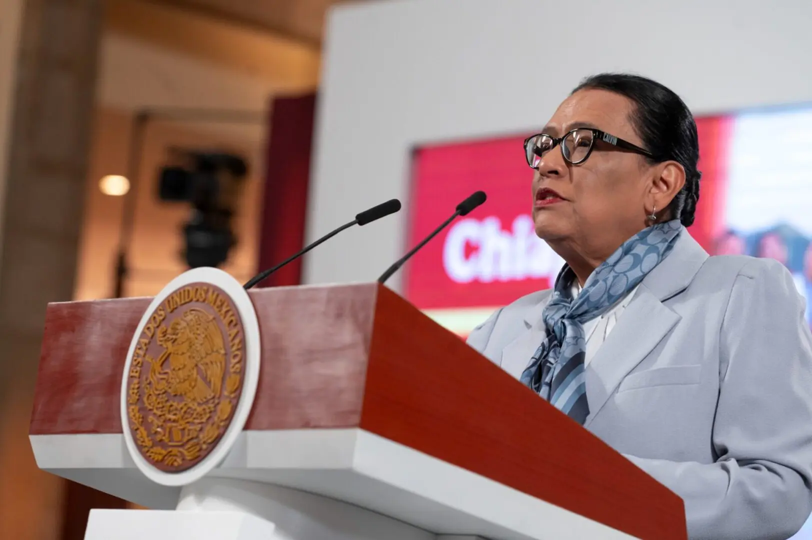 Rosa Icela Rodríguez presenta avances en la ley de búsqueda de personas desaparecidas