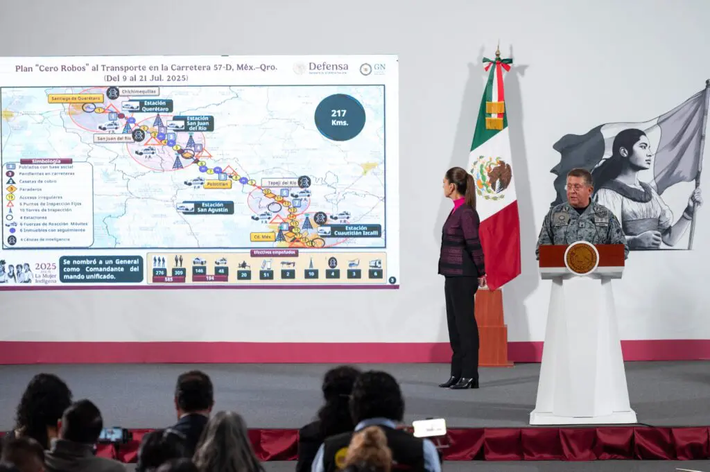 Presentan estrategia Cero Robos durante conferencia matutina con la presidenta Claudia Sheinbaum