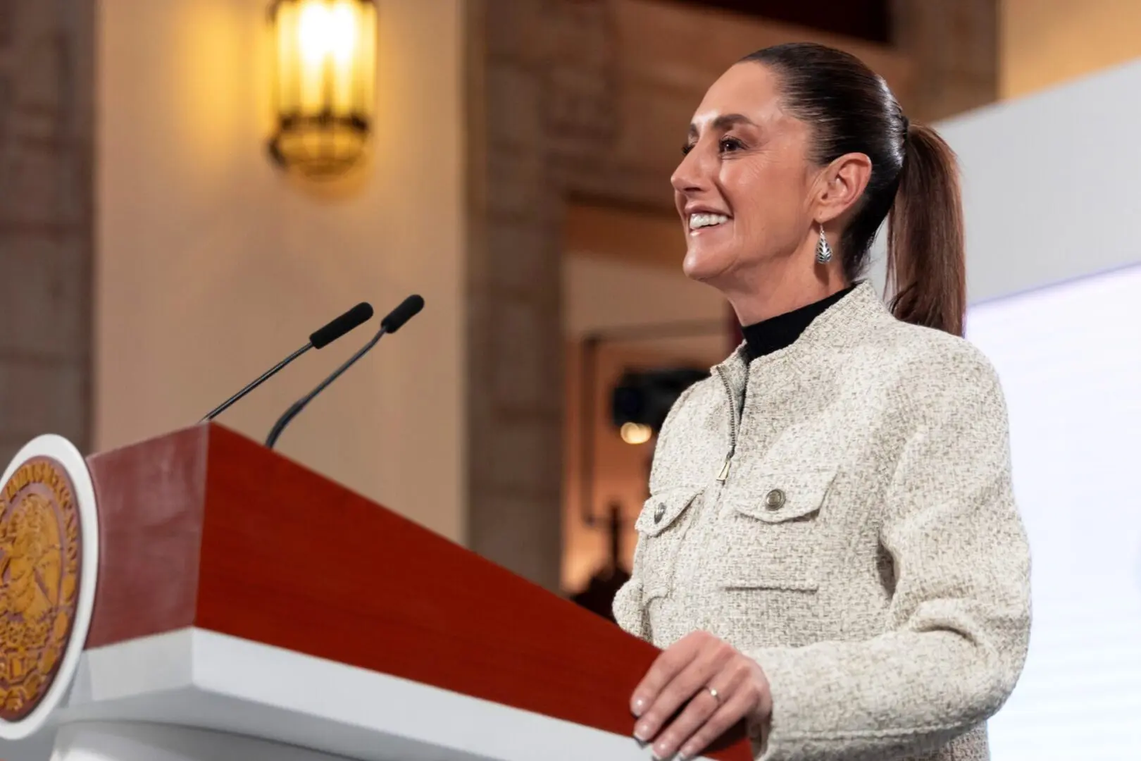 Claudia Sheinbaum informa sobre reducción del tráfico de fentanilo