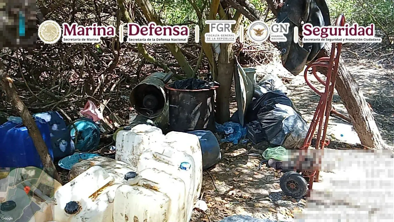 decomiso de laboratorios de metanfetamina en Sinaloa