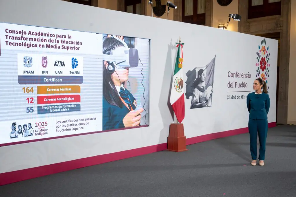Claudia Sheinbaum presenta reforma educativa con nuevo sistema de bachillerato