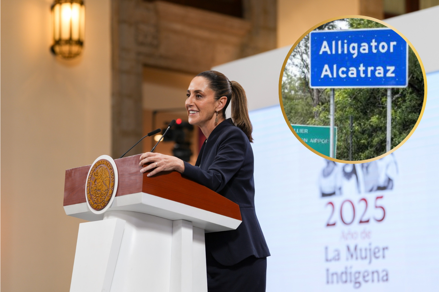 Claudia Sheinbaum habla sobre migrantes mexicanos detenidos en centro de Florida