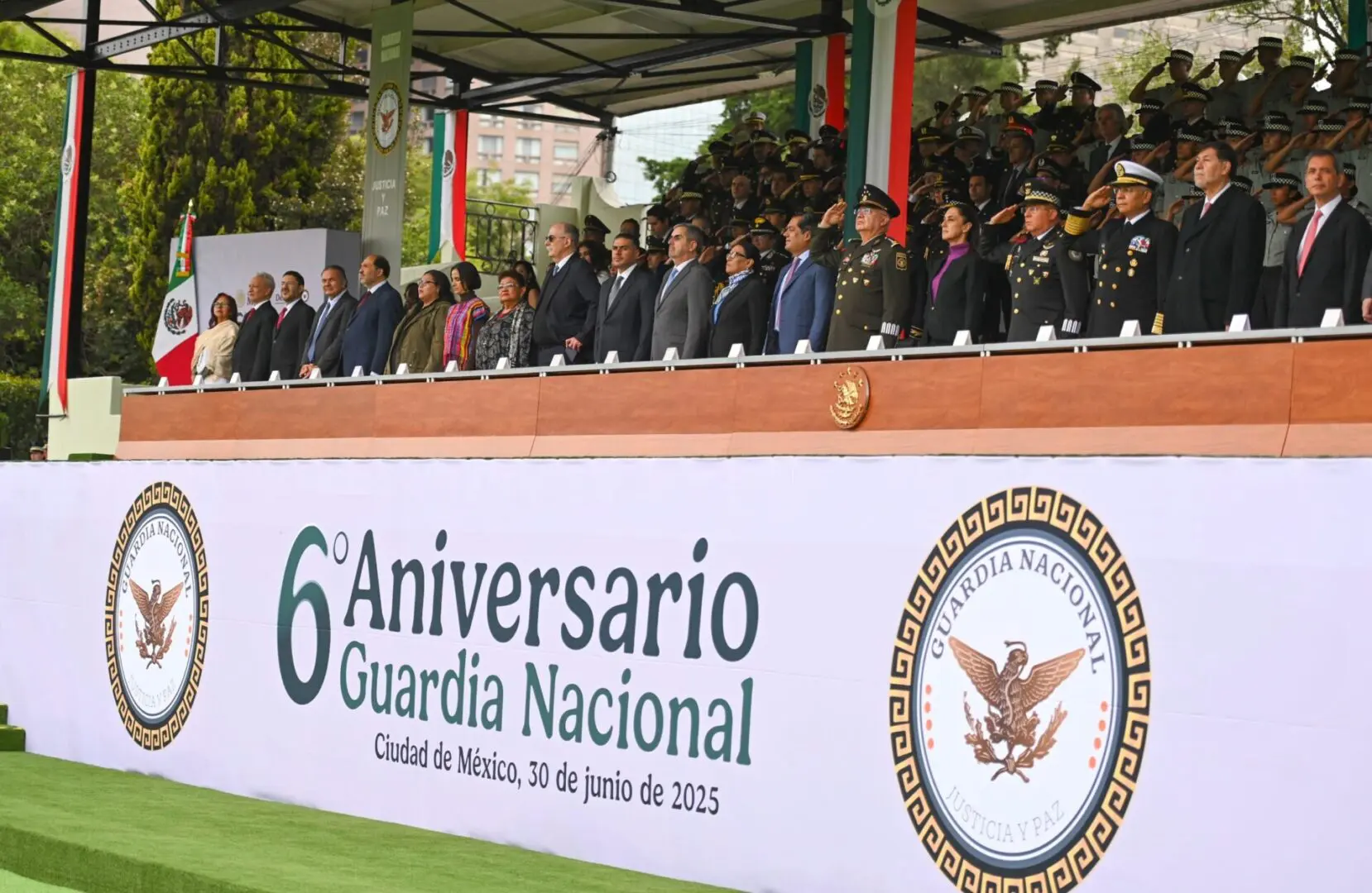 Guardia Nacional 6th anniversary celebration in Mexico.