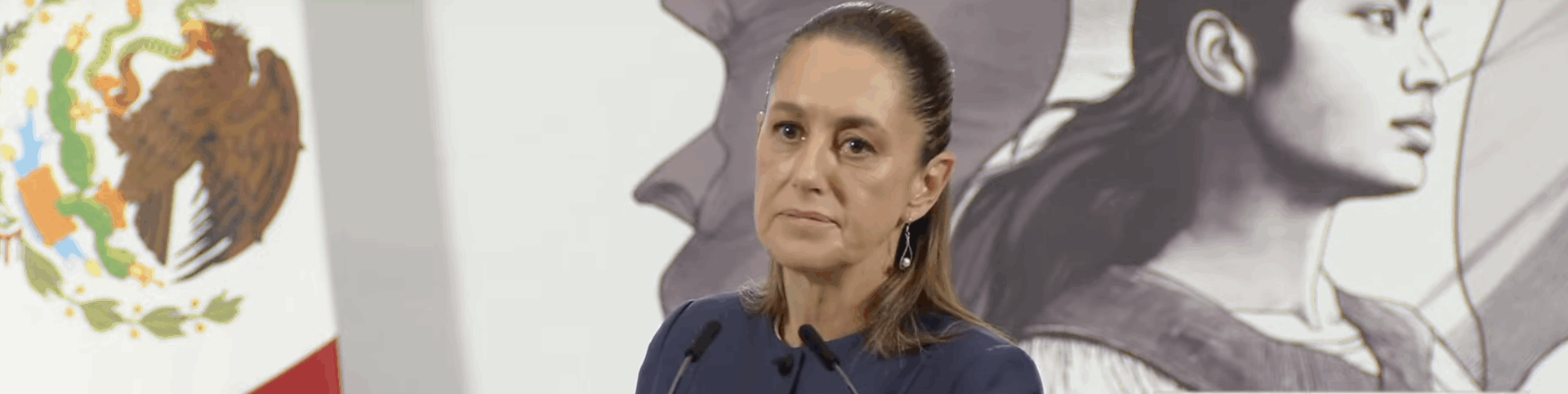 Claudia Sheinbaum en conferencia mañanera del 4 de agosto