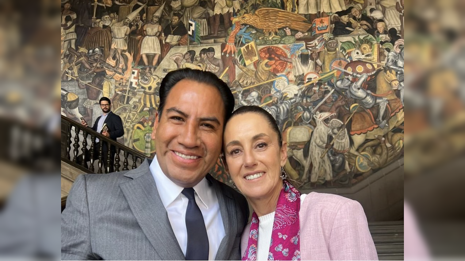 Eduardo Ramírez y Claudia Sheinbaum