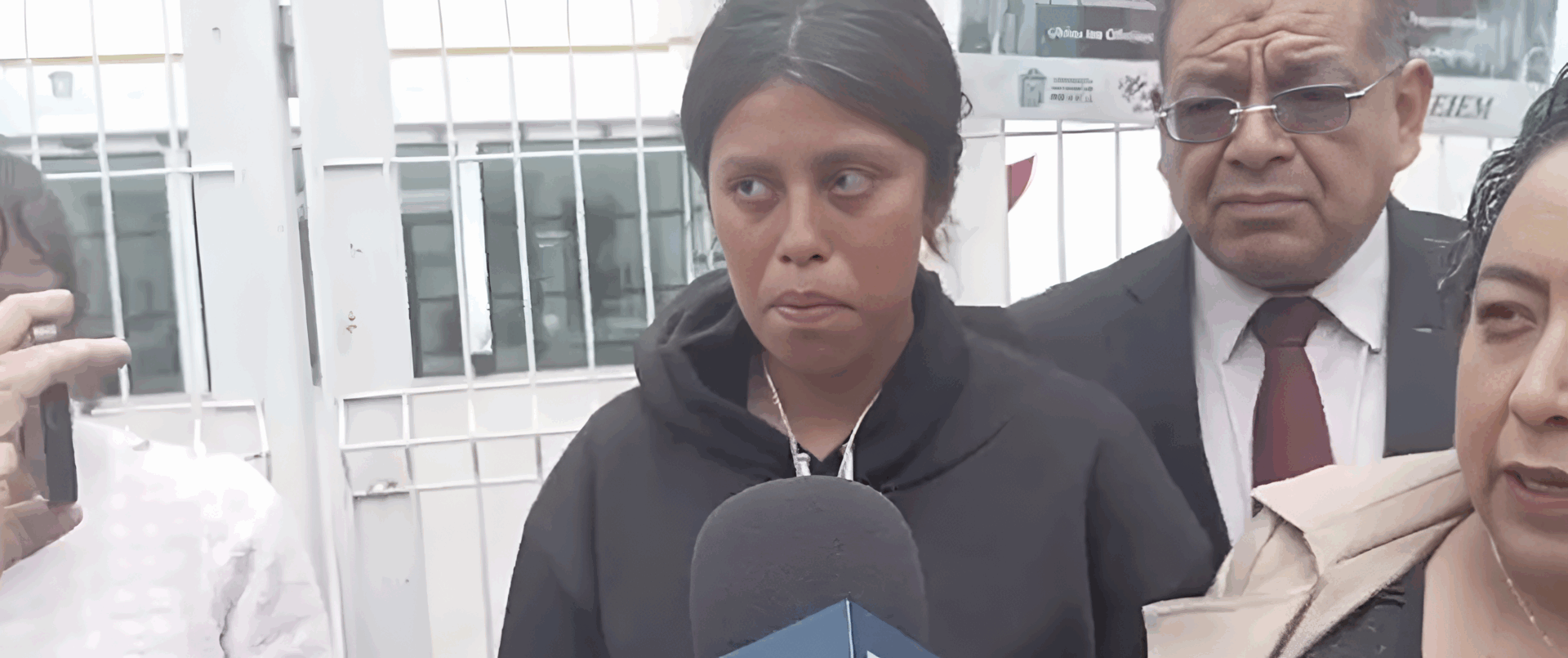 Noemí, madre de Fernando, en conferencia de prensa exigiendo justicia