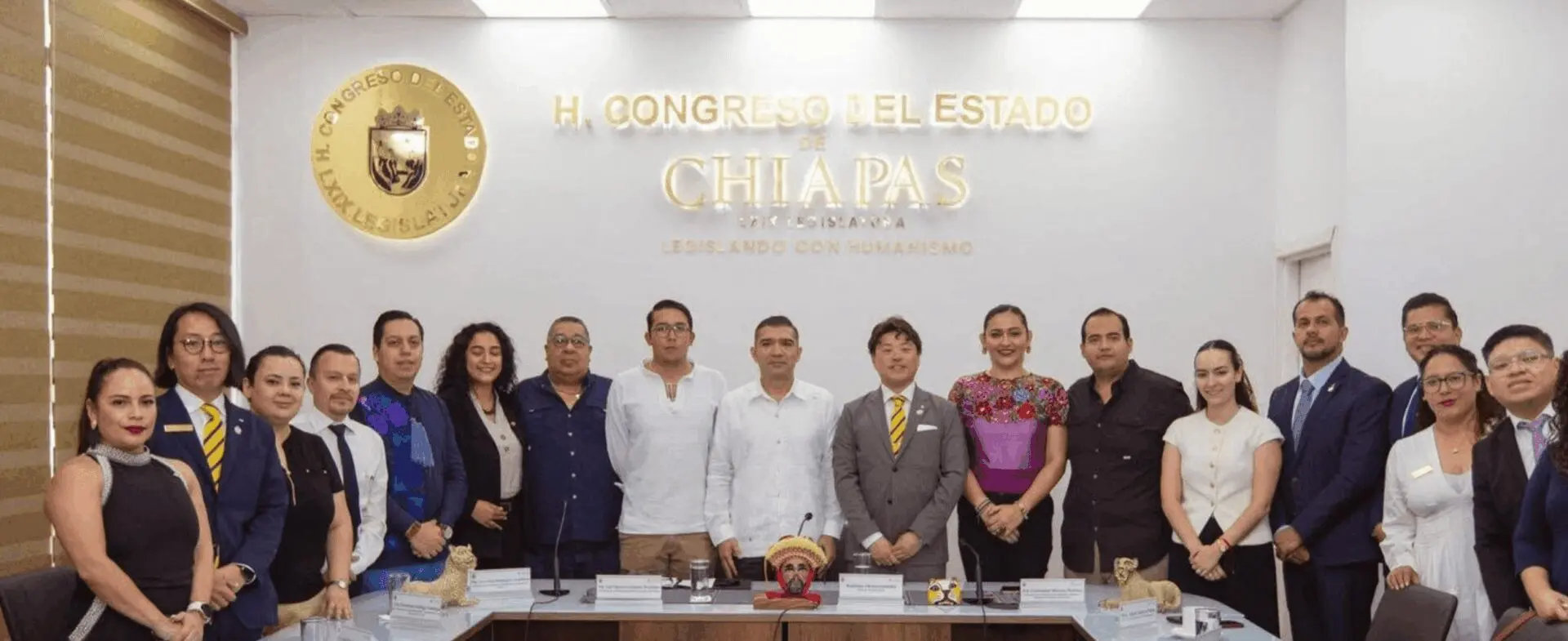 Firma del Congreso de Chiapas y JCI para impulsar liderazgo juvenil