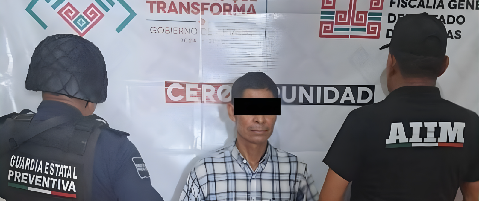 Presunto violador es detenido en comunidad de Oxchuc