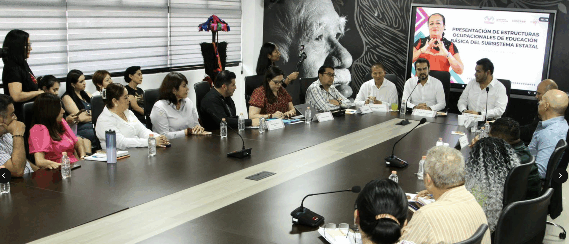 Presentación del plan de fortalecimiento educativo en Chiapas