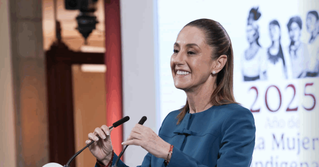 Claudia Sheinbaum en conferencia matutina