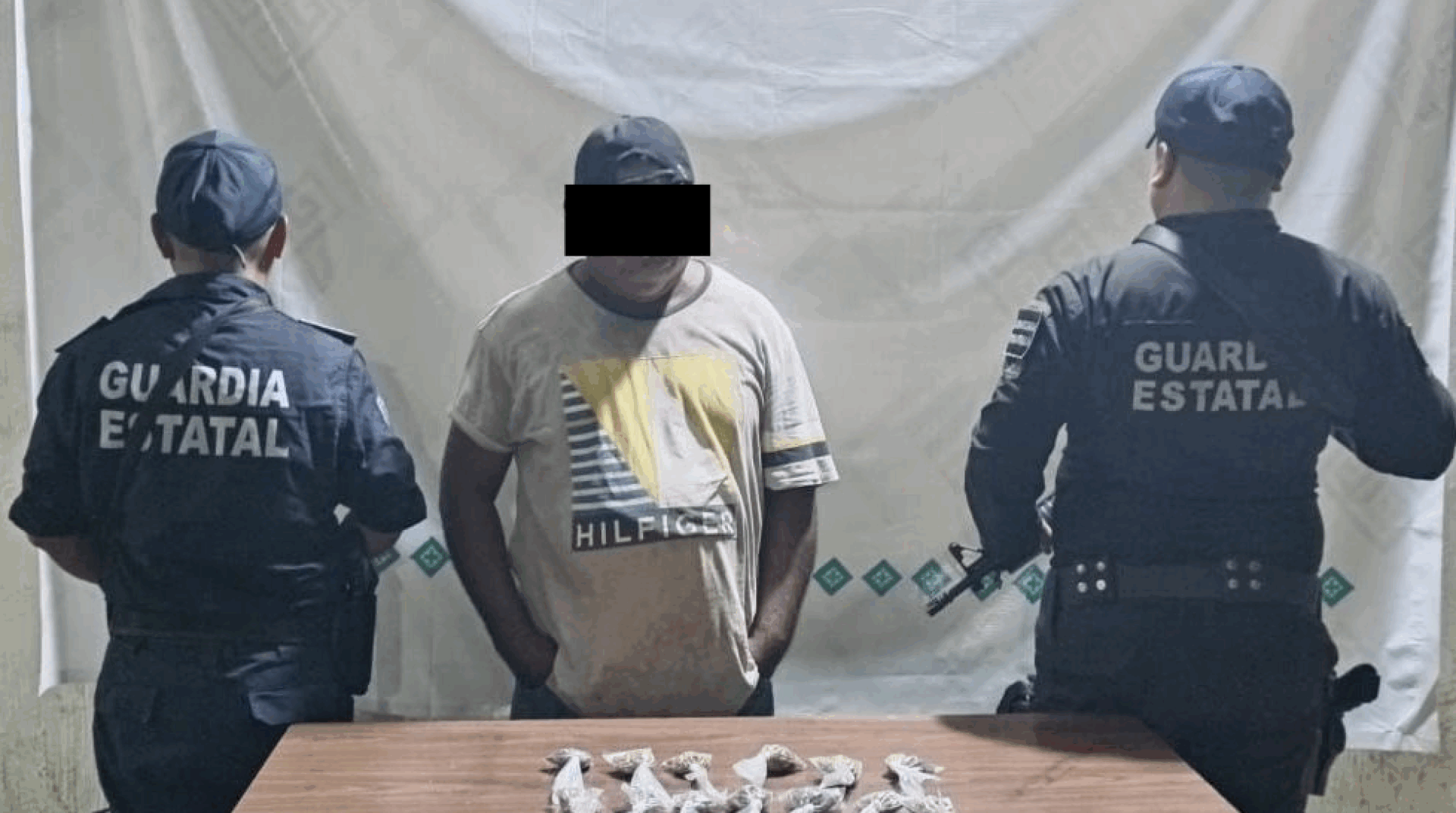 Detención de presunto narcomenudista en Tapachula, Chiapas