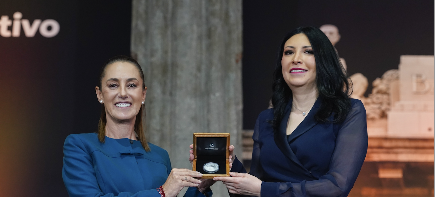 Claudia Sheinbaum celebra 100 años del Banco de México