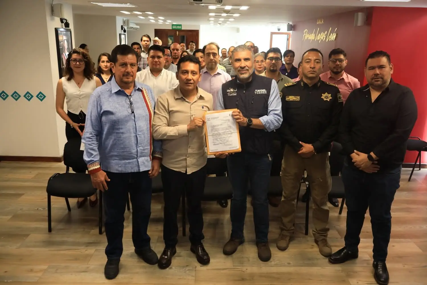 Entrega de resultados de evaluación de confianza en Tuxtla