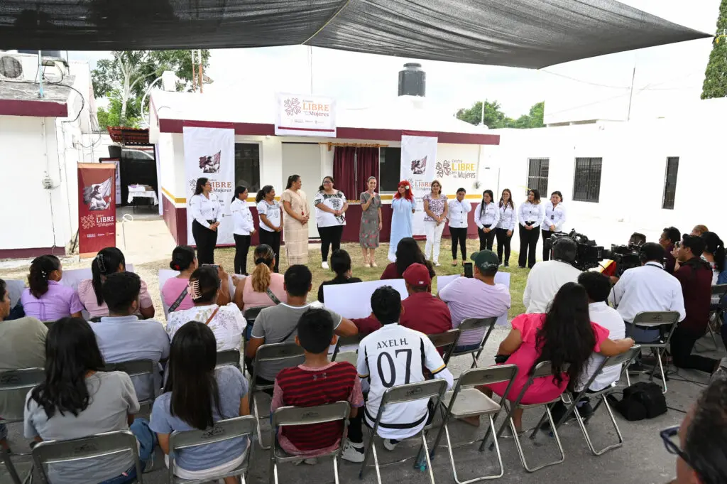 Claudia Sheinbaum inaugura Centro LIBRE para las Mujeres en Calakmul