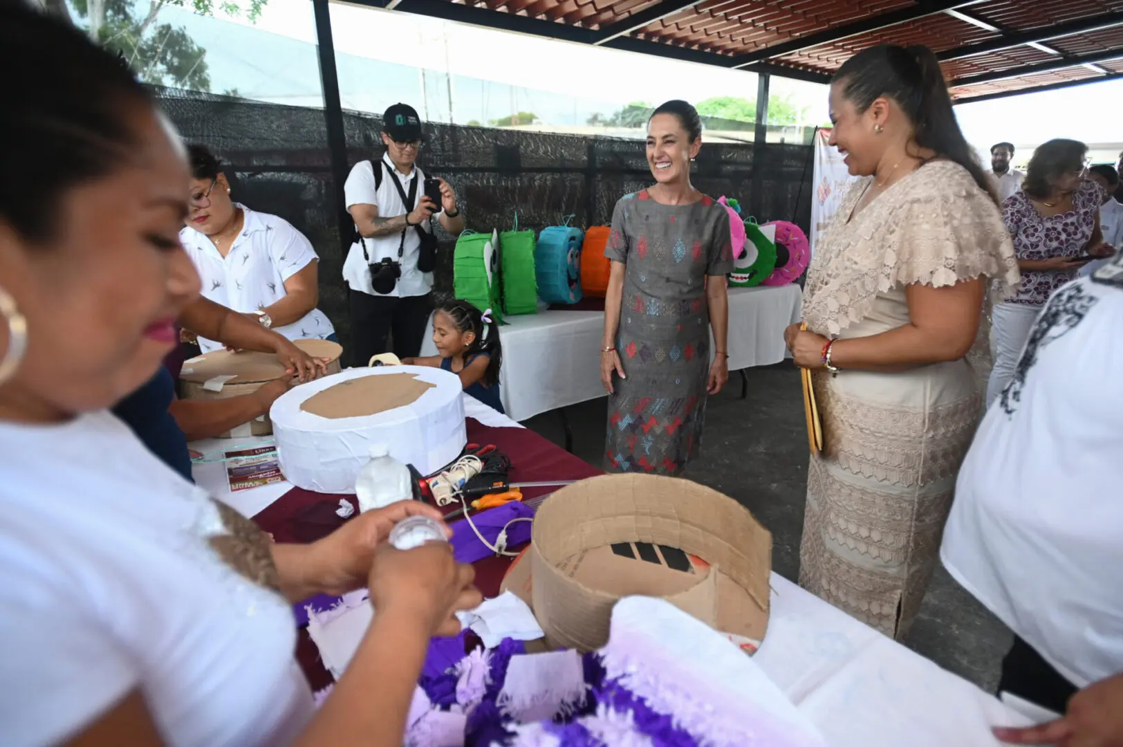 Inauguración del Centro Libre para Mujeres en Calakmul con Claudia Sheinbaum