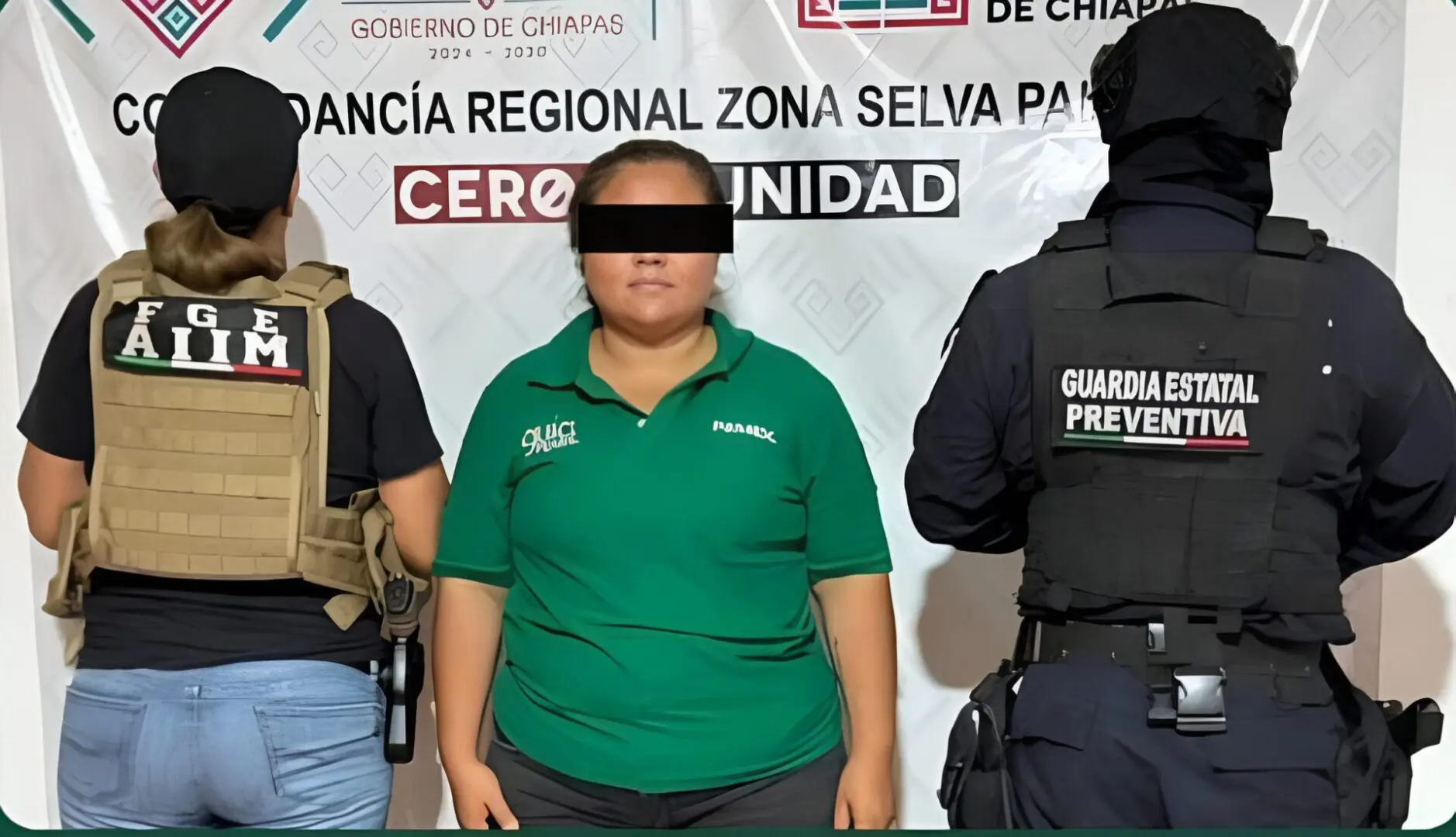 Aprehenden a Paola “N” presunta secuestradora en Chiapas