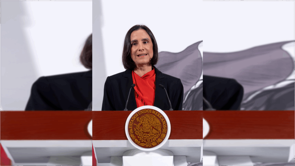 Luz Elena González presenta inversión en transmisión eléctrica durante conferencia en Palacio Nacional
