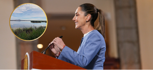 Claudia Sheinbaum presenta la recuperación del Lago de Texcoco en conferencia