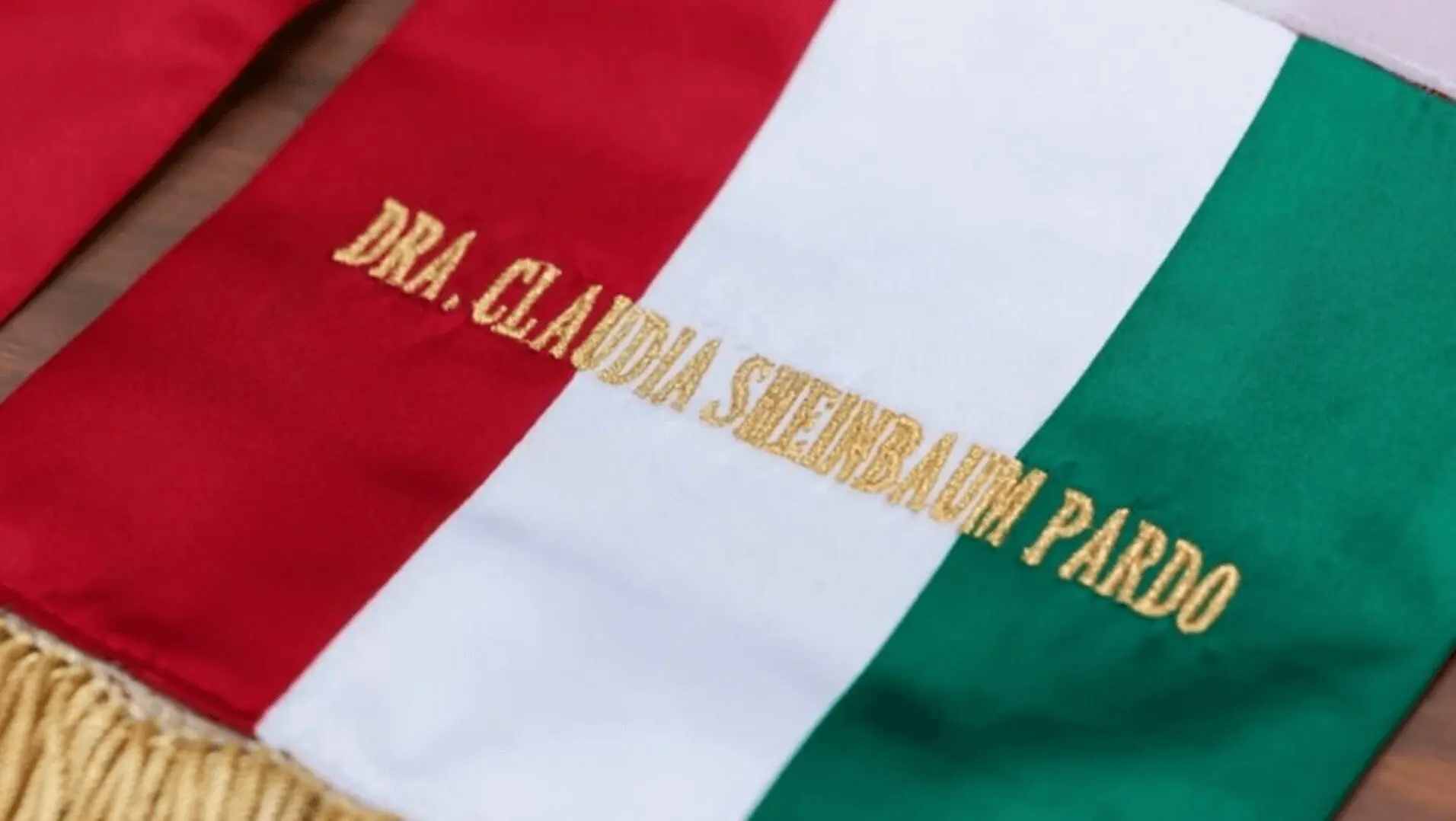 Banda presidencial Claudia Sheinbaum