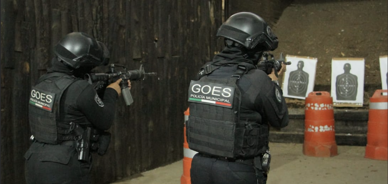 Capacitación policial en Ecatepec Marina