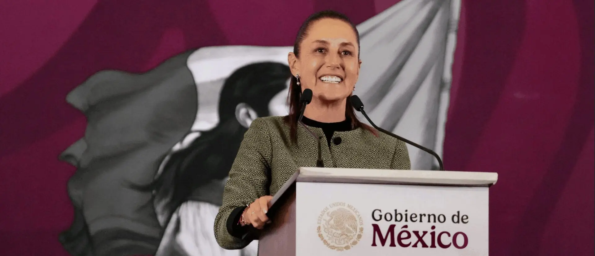 Presidenta Claudia Sheinbaum en gira nacional en Puebla, primer informe de gobierno