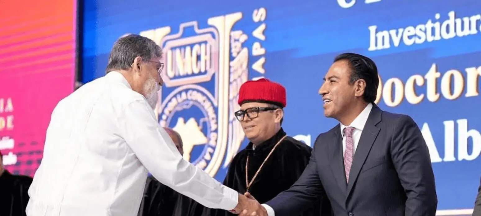 Eduardo Ramírez en Doctorado Honoris Causa de la Unach