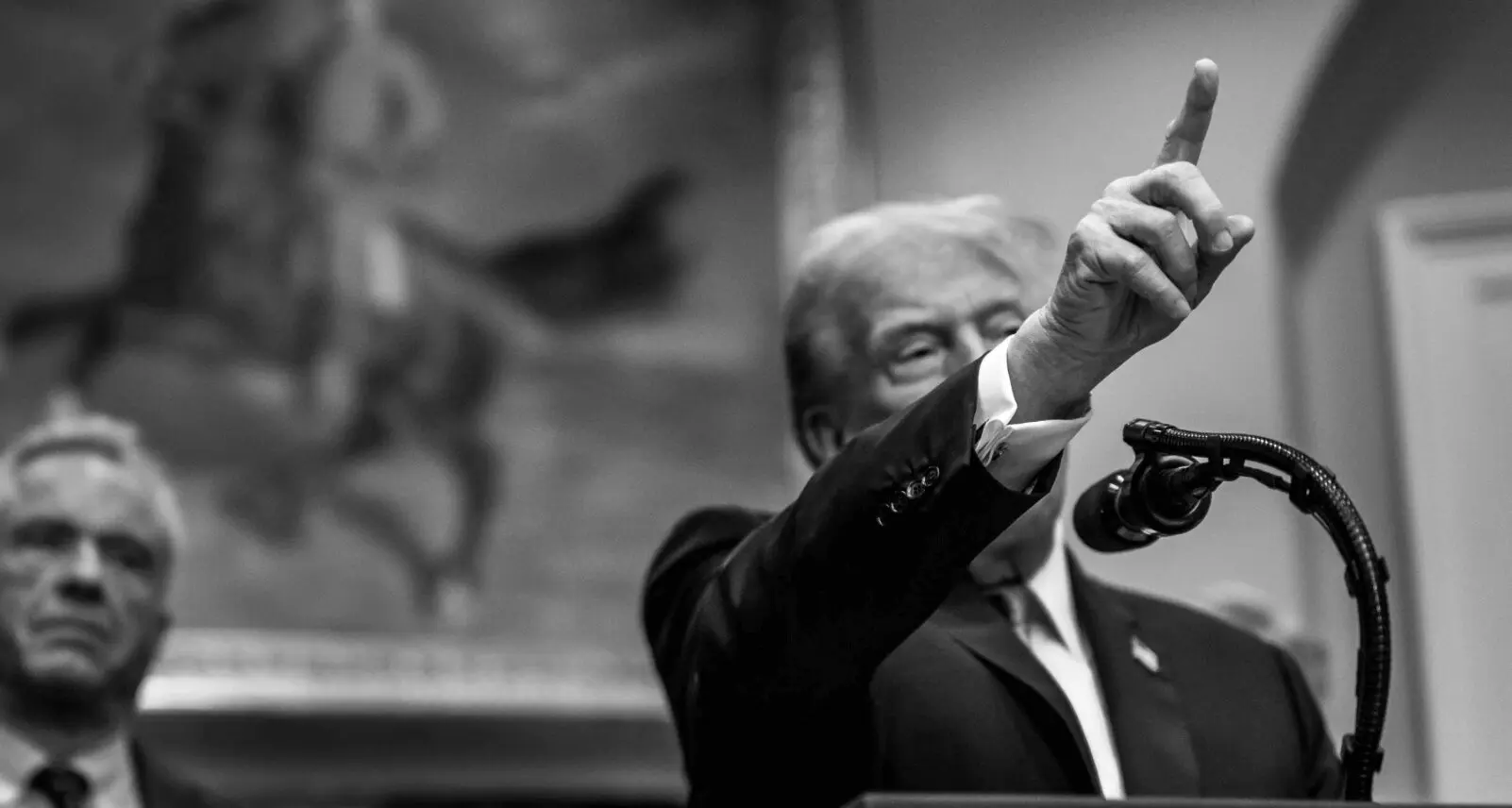 Trump anuncia aranceles en imagen de archivo