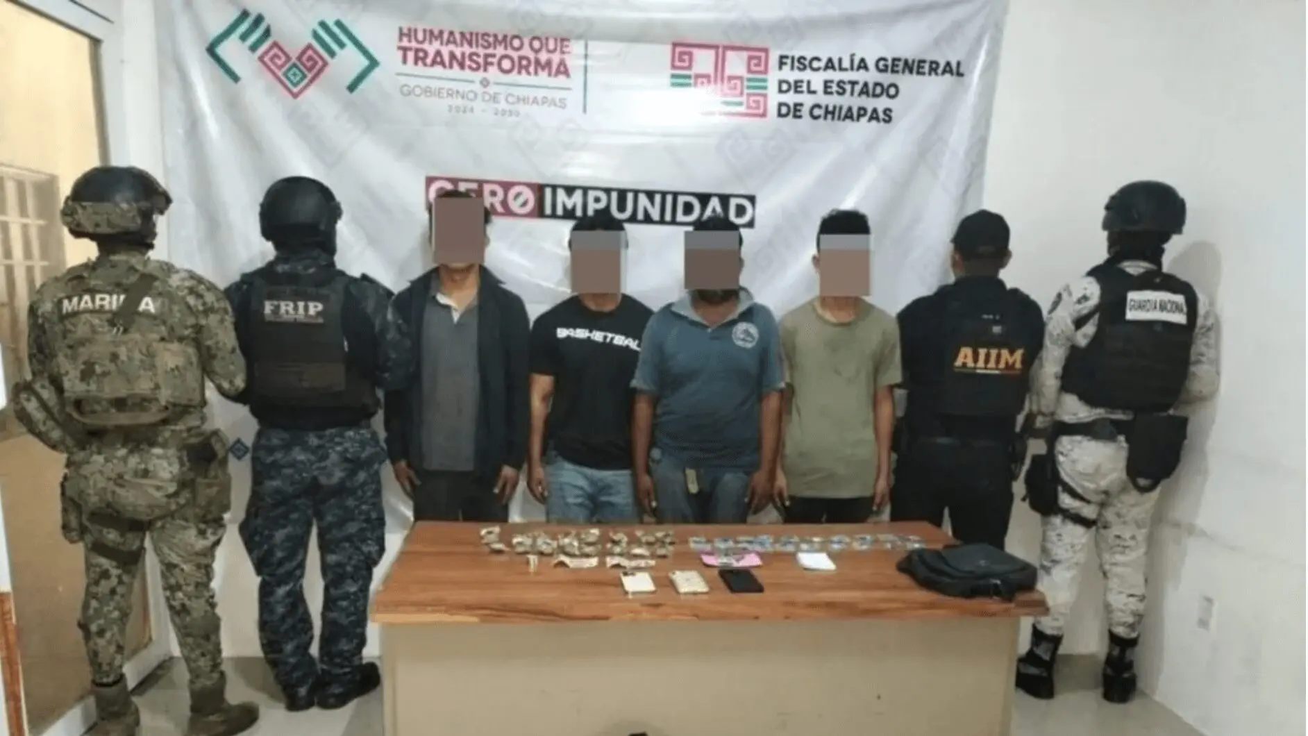 Marina rescata migrantes en Chiapas