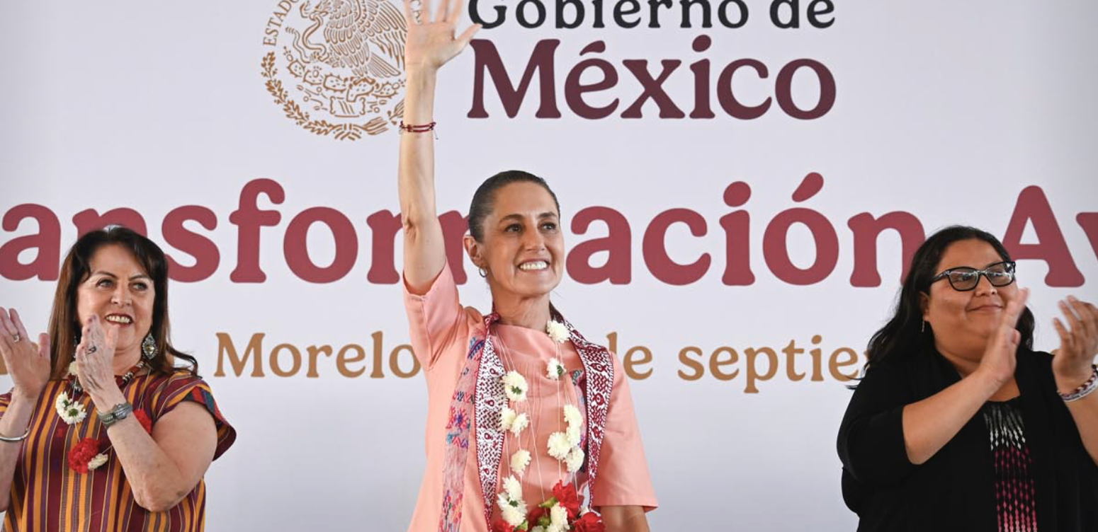 Sheinbaum y López Obrador juntos en Cuernavaca