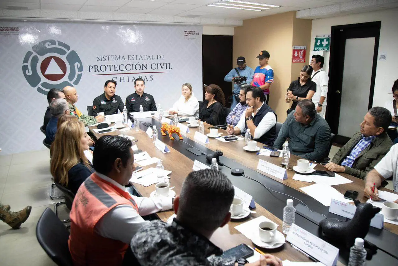 Gobernador de Chiapas atenderá afectaciones por lluvias.