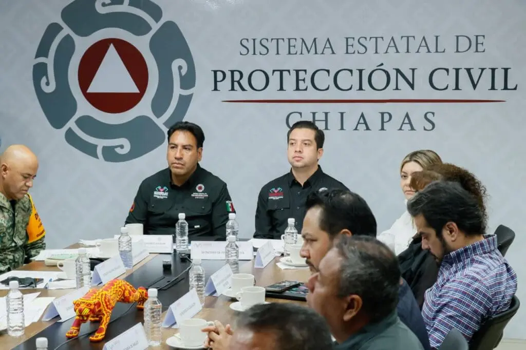 Evalúan daños por onda tropical 33 en Chiapas