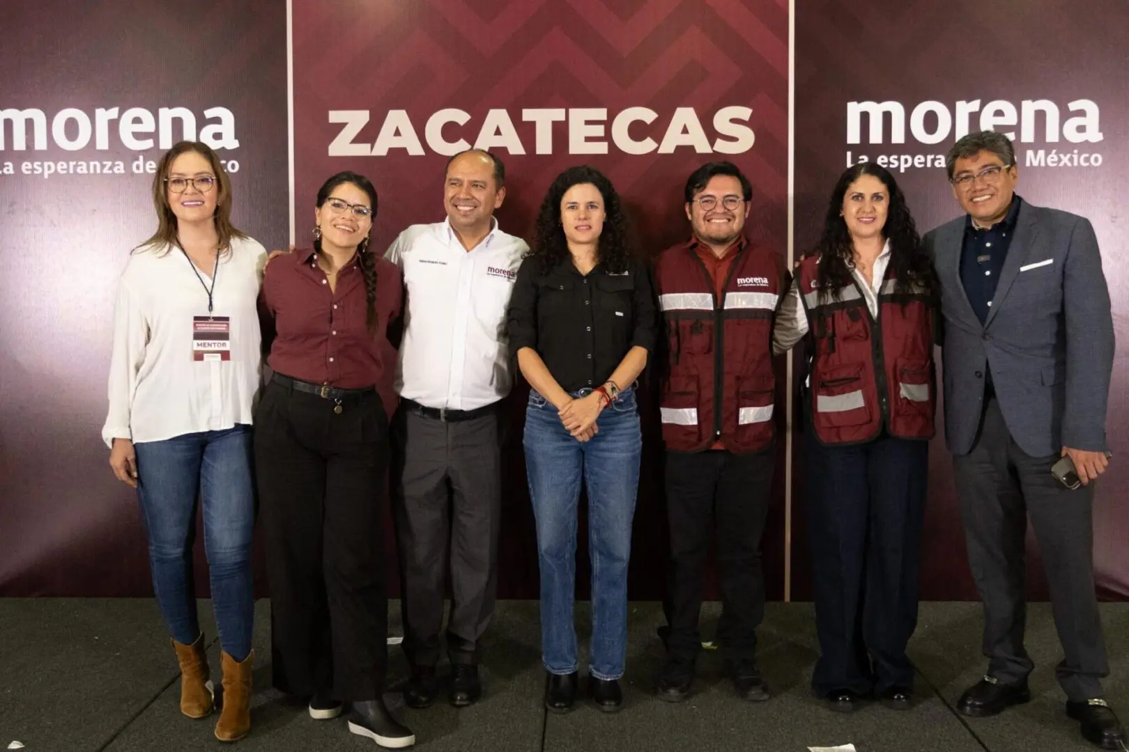 Dirigencia de Morena en Zacatecas con Luisa María Alcalde