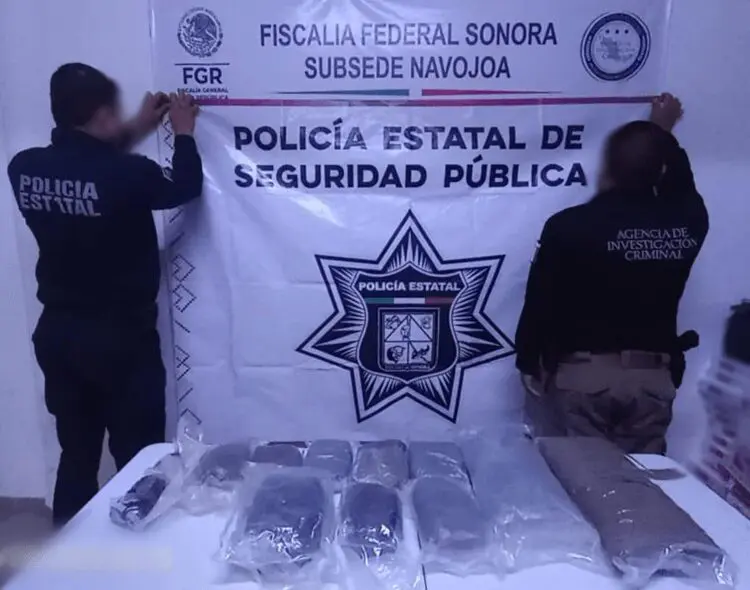 Operativo antidrogas en el estado de Sonora