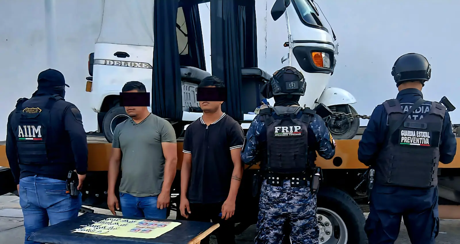 Detienen a dos hombres en Villaflores con droga