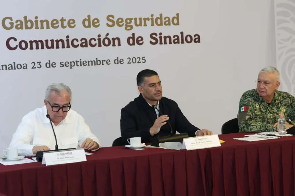 Gabinete de Seguridad en Sinaloa acuerda informar avances periódicos