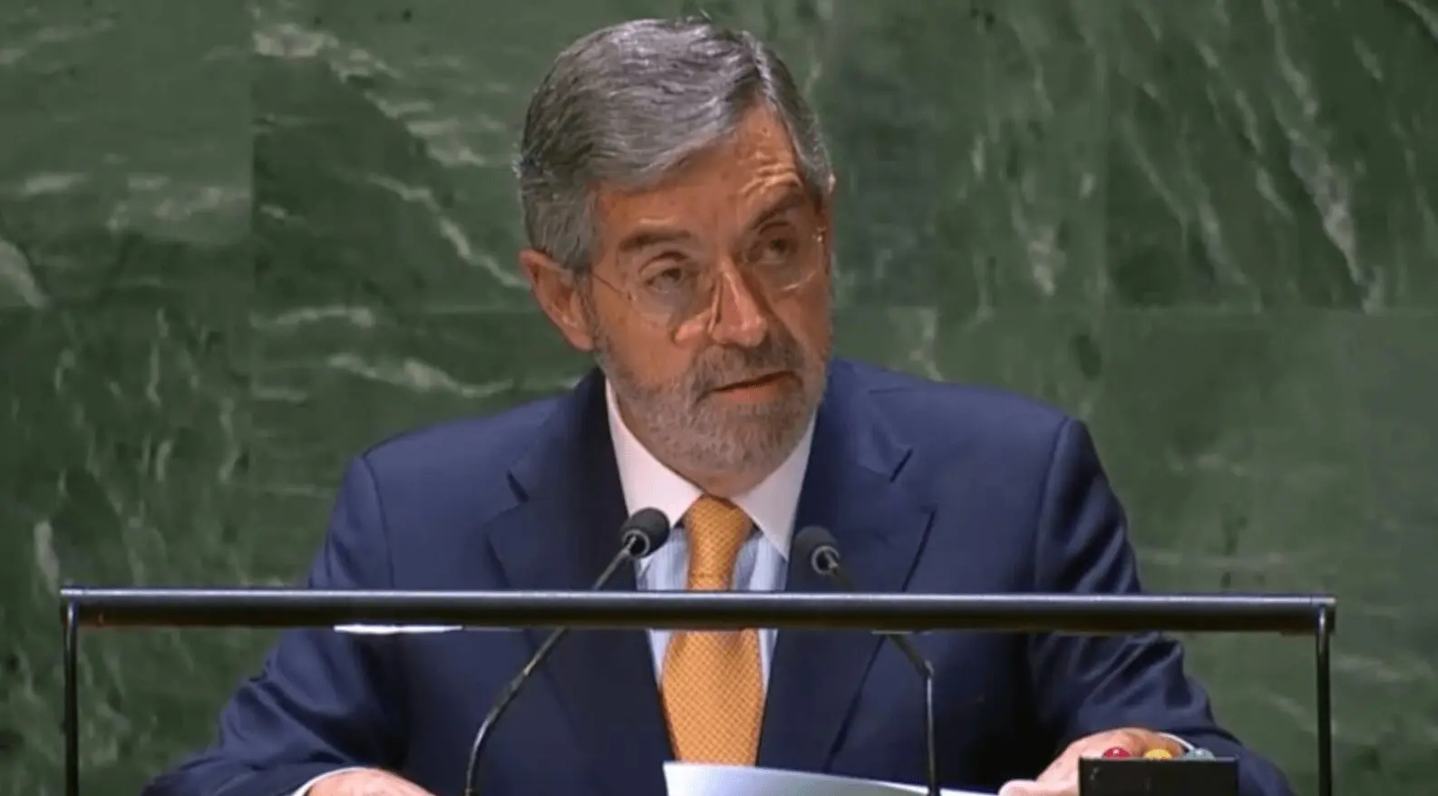 Juan Ramón de la Fuente ante la ONU