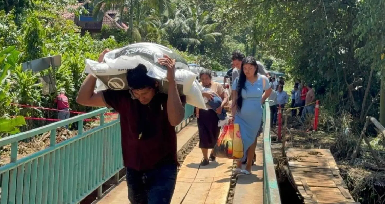 Damnificados lluvias en Chiapas