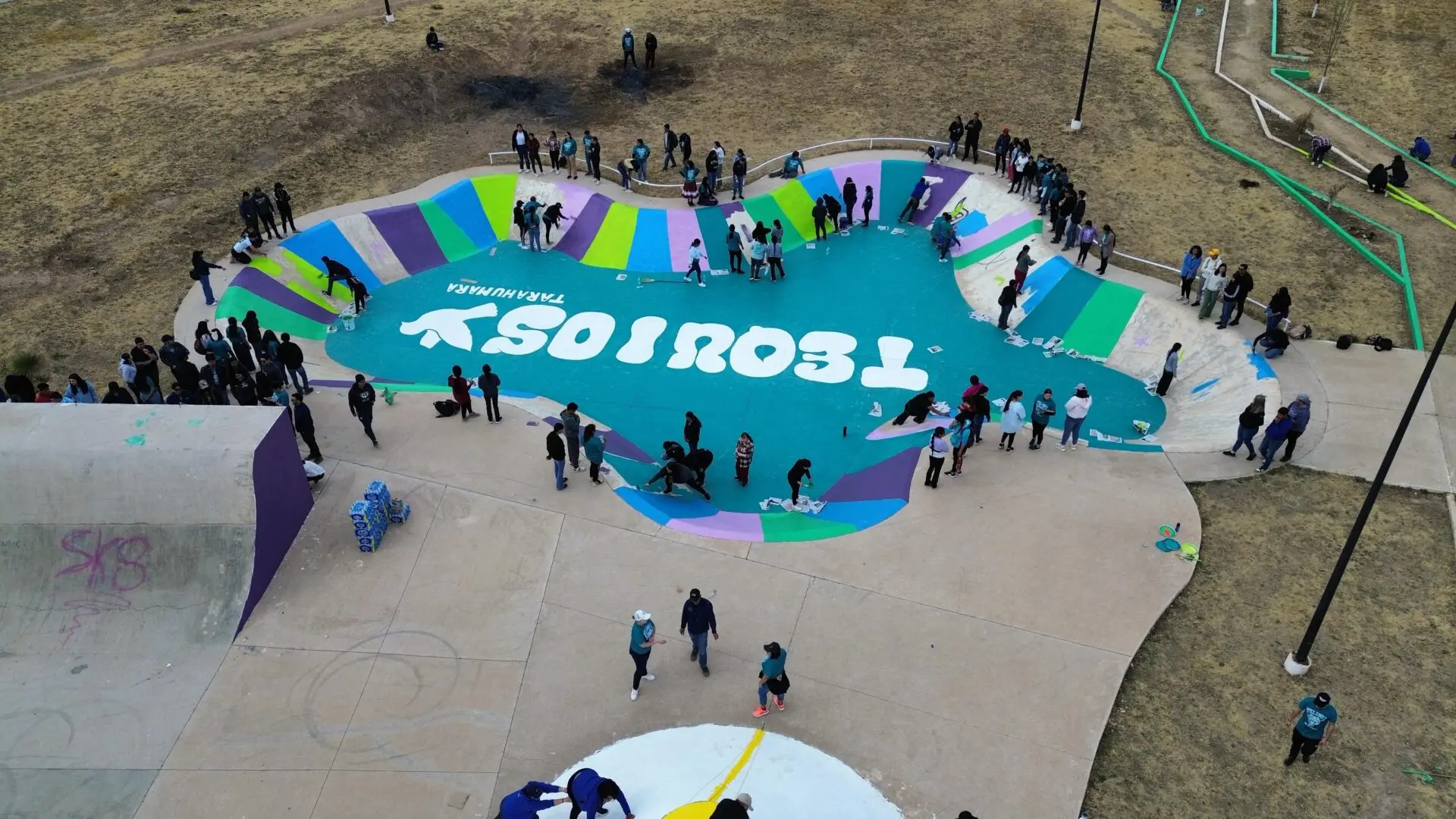 ArteQueTransforma: jóvenes intervienen espacios públicos