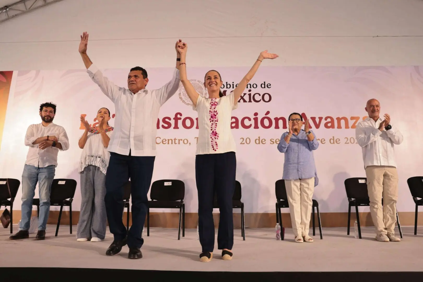 Sheinbaum en Tabasco asegura que Chocolatera del Bienestar beneficiará a productores de cacao.