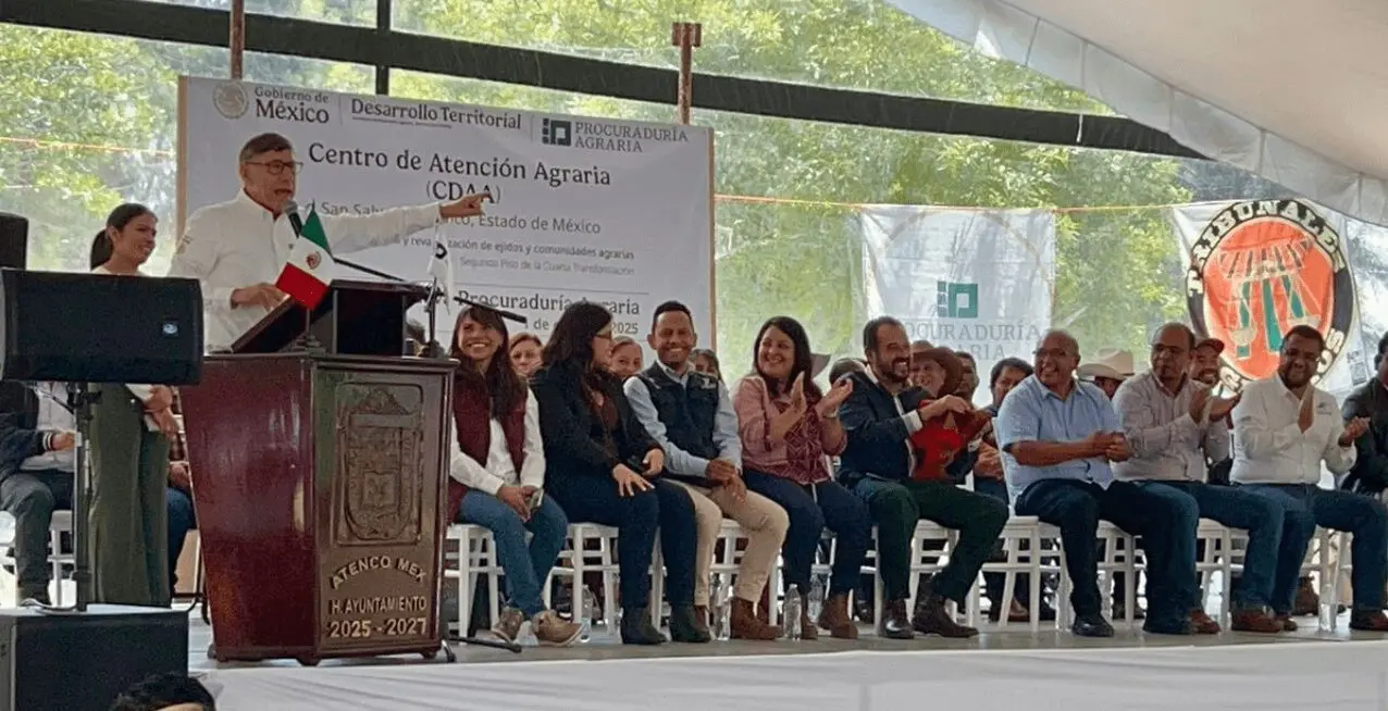 Autoridades federales abrieron el CDAA 500 en Atenco para fortalecer la defensa del ejido y la comunidad