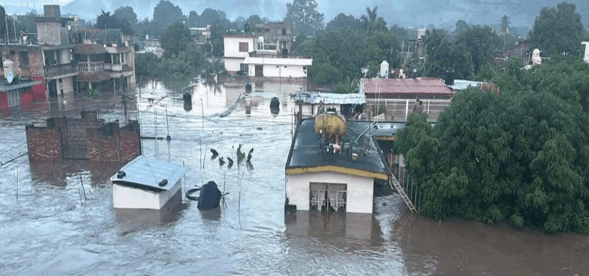 Inundaciones en Veracruz por lluvias torrenciales