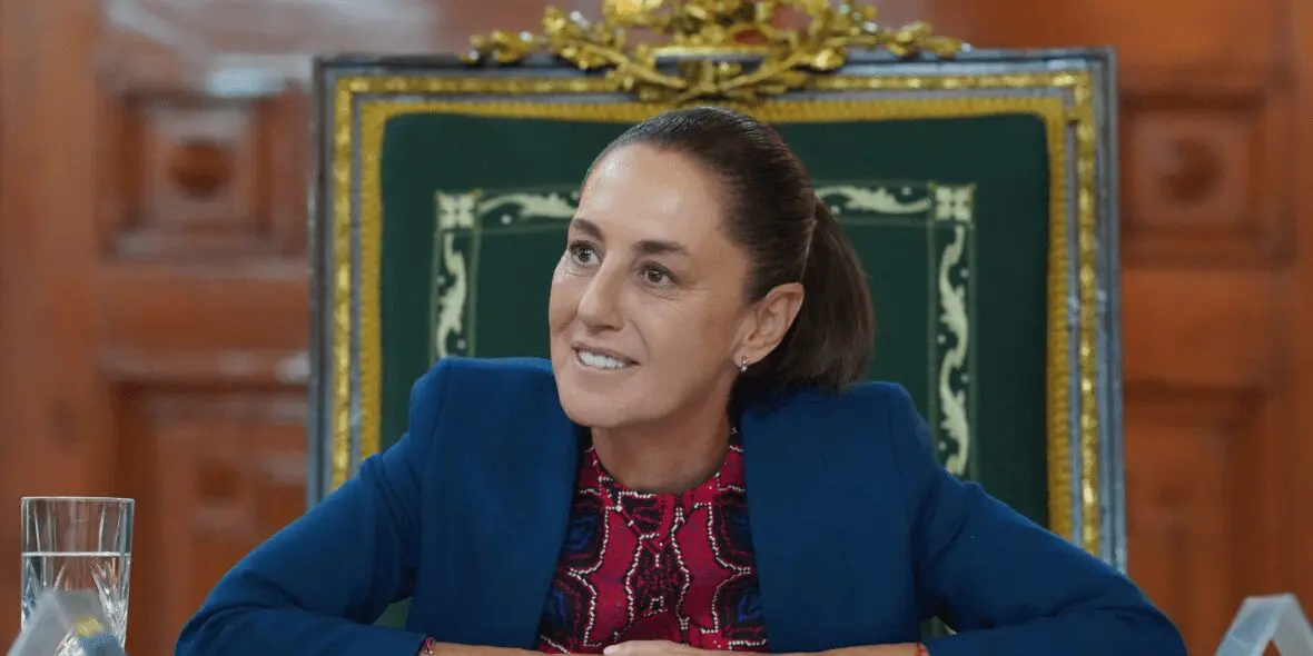 Claudia Sheinbaum dialoga con Scott Thomson y Ben Horowitz sobre crédito a Pymes e inteligencia artificial.