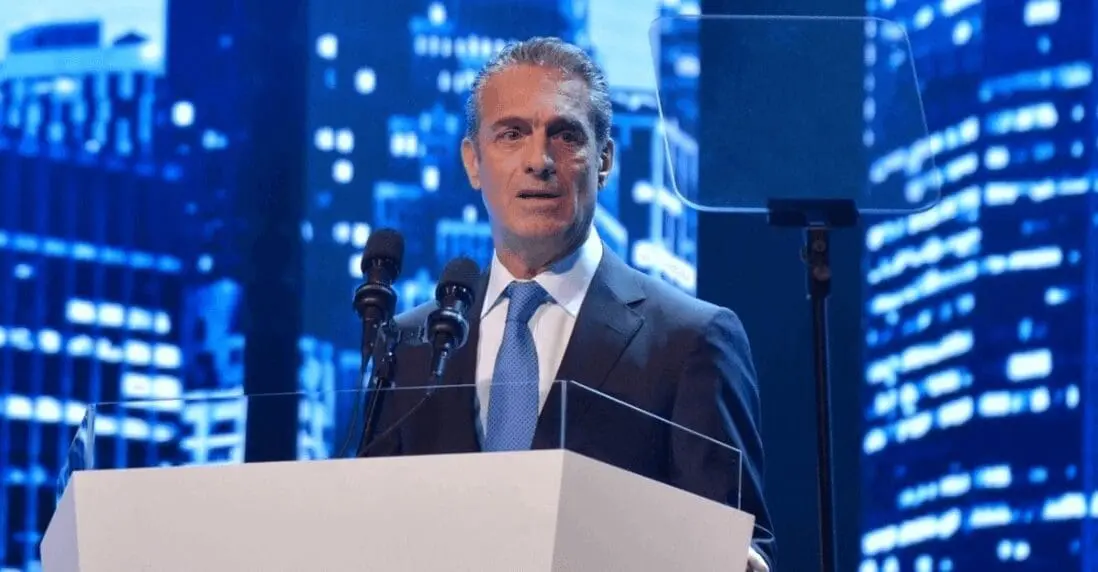 Carlos Slim Domit durante su participación en el Global Investors Symposium México 2025.