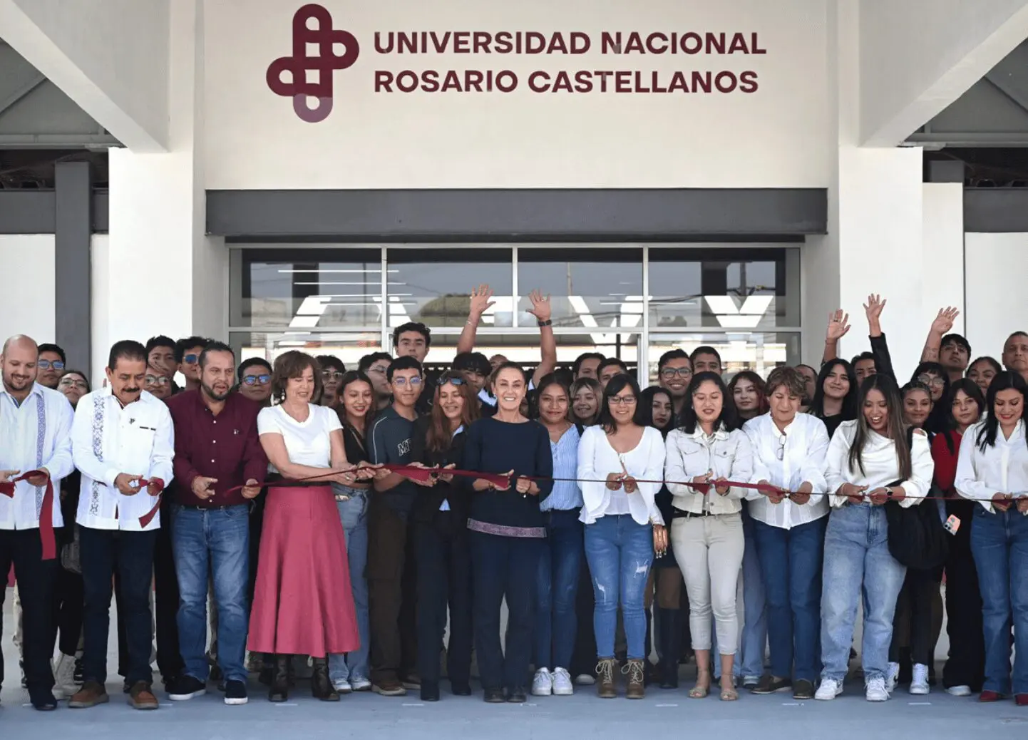 Claudia Sheinbaum inauguró la nueva sede de la Universidad Nacional Rosario Castellanos en Chalco