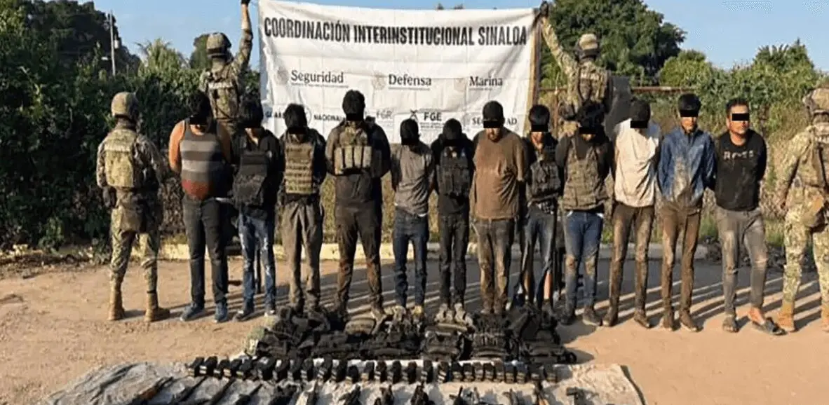 Detienen a 14 presuntos criminales en Sinaloa y Aguascalientes